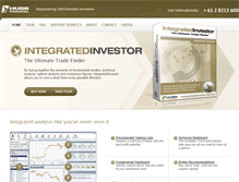 Tablet Screenshot of integratedinvestor.com